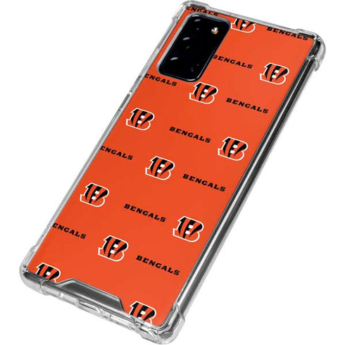 NFL Cincinnati Bengals Blitz Series Galaxy Note20 5G Clear Case