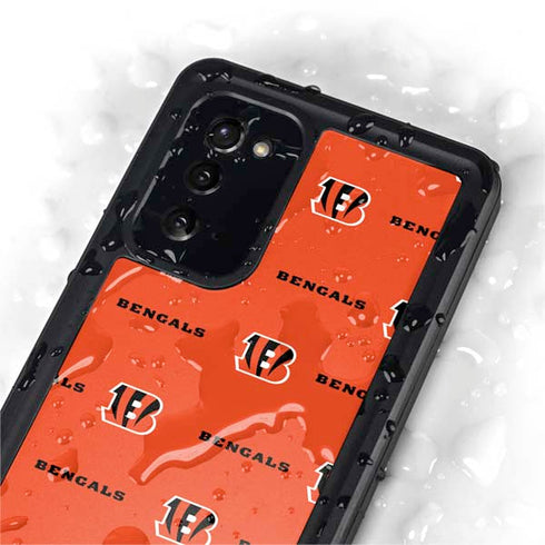 NFL Cincinnati Bengals Blitz Series Galaxy Note20 5G Waterproof Case