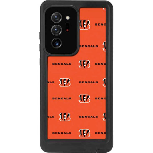 NFL Cincinnati Bengals Blitz Series Galaxy Note20 Ultra 5G Waterproof Case
