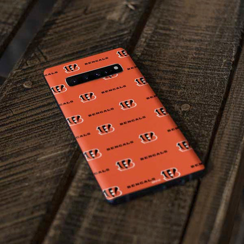 NFL Cincinnati Bengals Blitz Series Galaxy S10 Skin
