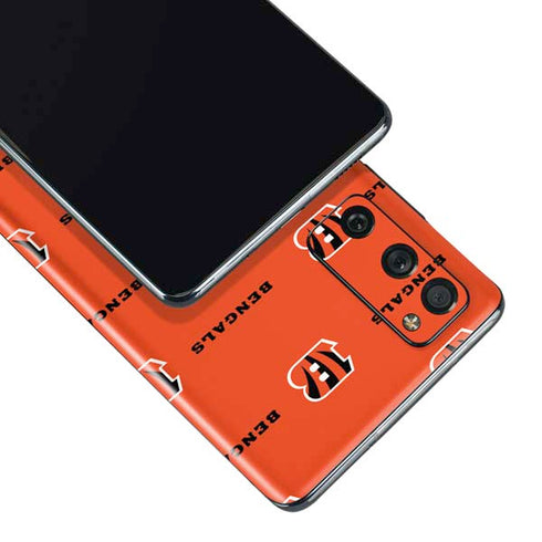 NFL Cincinnati Bengals Blitz Series Galaxy S20 Fan Edition Skin