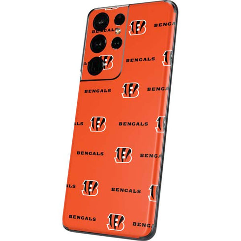 NFL Cincinnati Bengals Blitz Series Galaxy S21 Ultra 5G Skin
