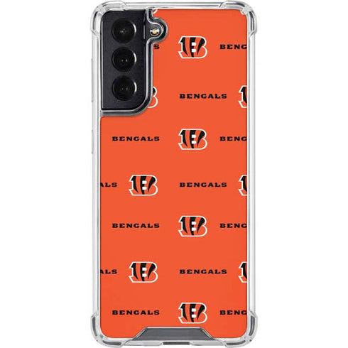 NFL Cincinnati Bengals Blitz Series Galaxy S22 Clear Case
