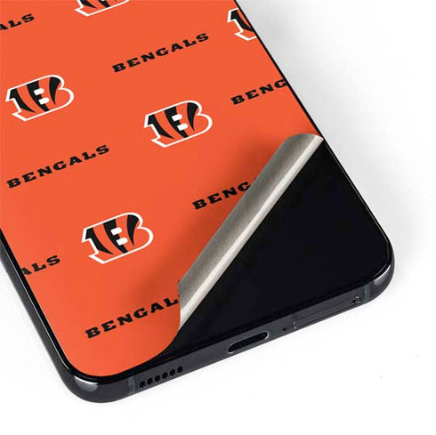 NFL Cincinnati Bengals Blitz Series Galaxy S22 Plus Skin