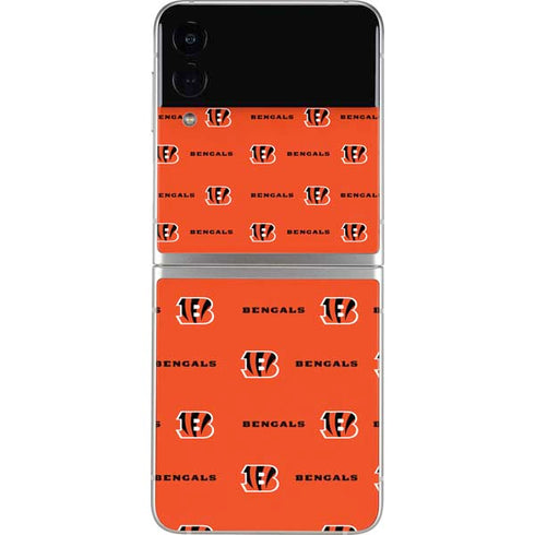 NFL Cincinnati Bengals Blitz Series Galaxy Z Flip3 5G Skin