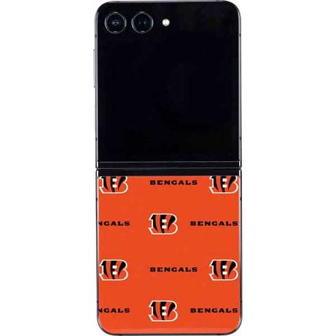 NFL Cincinnati Bengals Blitz Series Galaxy Z Flip5 5G Skin