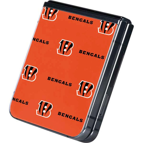 NFL Cincinnati Bengals Blitz Series Galaxy Z Flip5 5G Skin