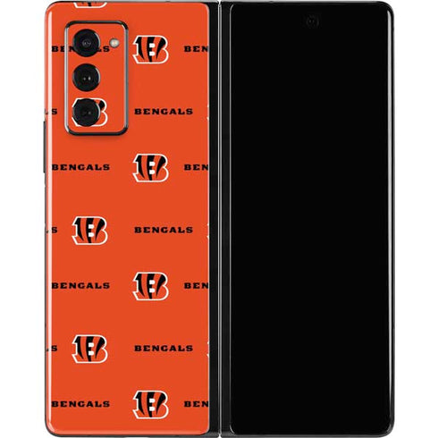 NFL Cincinnati Bengals Blitz Series Galaxy Z Fold2 5G Skin