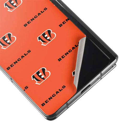 NFL Cincinnati Bengals Blitz Series Galaxy Z Fold2 5G Skin