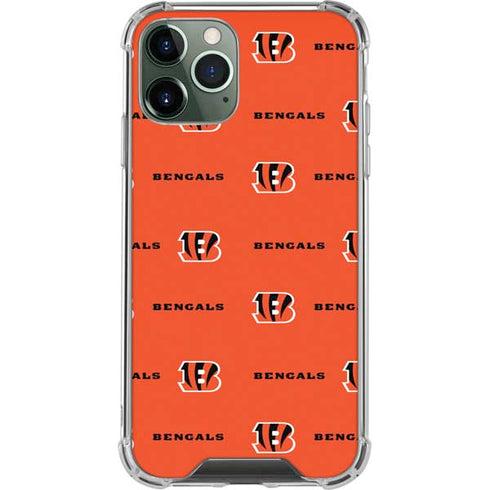 NFL Cincinnati Bengals Blitz Series iPhone 11 Pro Max Clear Case