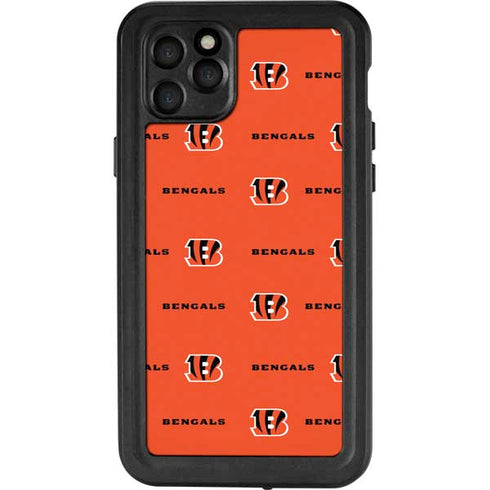 NFL Cincinnati Bengals Blitz Series iPhone 11 Pro Max Waterproof Case