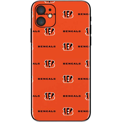 NFL Cincinnati Bengals Blitz Series iPhone 11 Skin