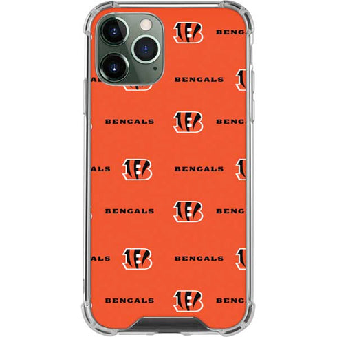 NFL Cincinnati Bengals Blitz Series iPhone 12 Pro Max Clear Case