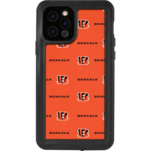 NFL Cincinnati Bengals Blitz Series iPhone 12 Pro Waterproof Case