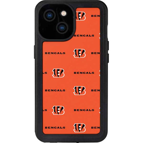 NFL Cincinnati Bengals Blitz Series iPhone 13 Mini Waterproof Case