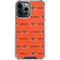 NFL Cincinnati Bengals Blitz Series iPhone 13 Pro Max Clear Case