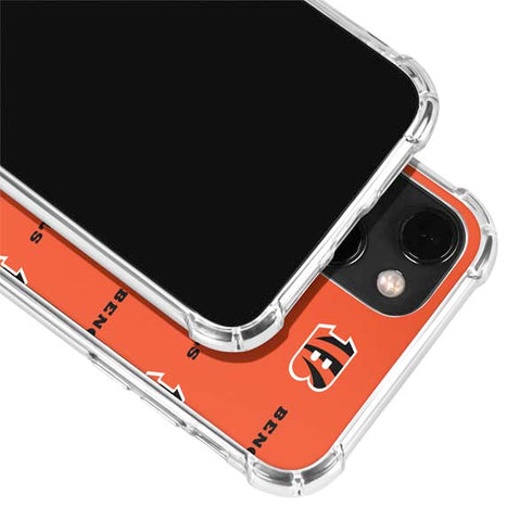 NFL Cincinnati Bengals Blitz Series iPhone 14 Clear Case