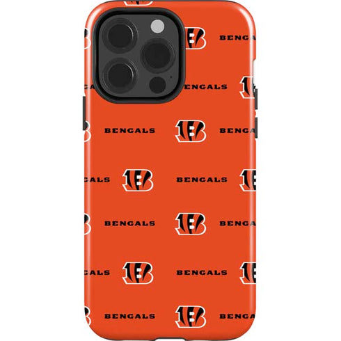 NFL Cincinnati Bengals Blitz Series iPhone 15 Pro Impact Case
