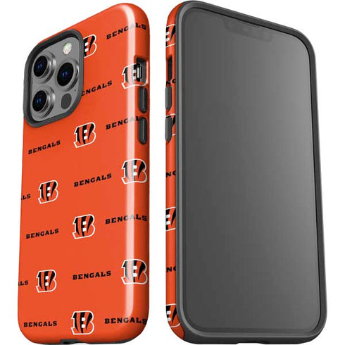 NFL Cincinnati Bengals Blitz Series iPhone 15 Pro Impact Case