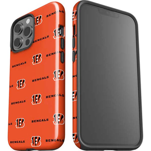 NFL Cincinnati Bengals Blitz Series iPhone 15 Pro Max Impact Case