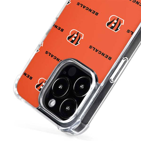 NFL Cincinnati Bengals Blitz Series iPhone 15 Pro Max MagSafe Case