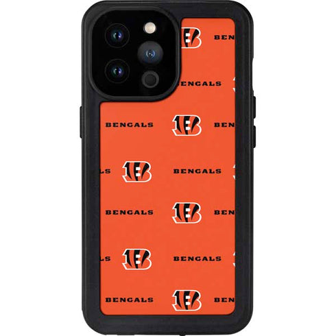NFL Cincinnati Bengals Blitz Series iPhone 14 Pro Max Waterproof Case