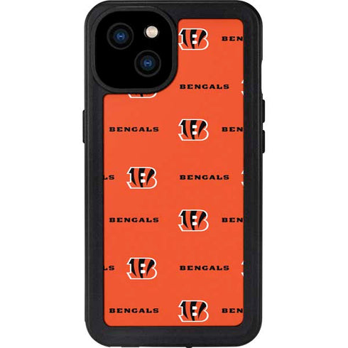NFL Cincinnati Bengals Blitz Series iPhone 15 Plus Waterproof Case