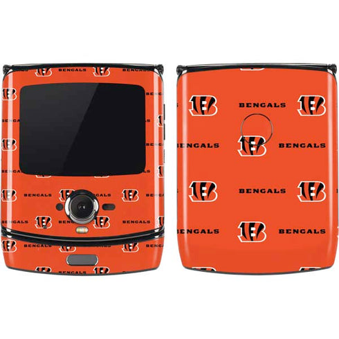 NFL Cincinnati Bengals Blitz Series Motorola RAZR Skin