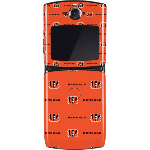 NFL Cincinnati Bengals Blitz Series Motorola RAZR Skin