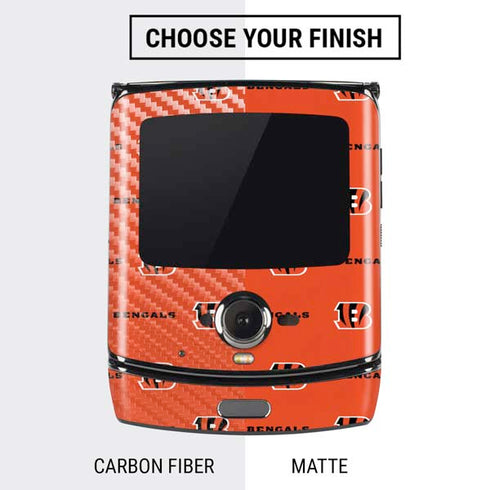 NFL Cincinnati Bengals Blitz Series Motorola RAZR Skin