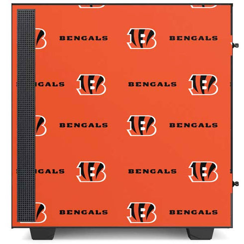 NFL Cincinnati Bengals Blitz Series NZXT H510 Compact ATX Mid-Tower Case Skin