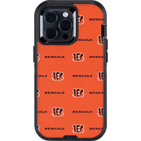 NFL Cincinnati Bengals Blitz Series Otterbox Defender iPhone Skin