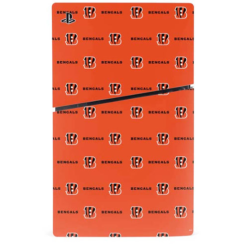 NFL Cincinnati Bengals Blitz Series PS5 Slim Digital Edition Bundle Skin