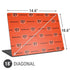 NFL Cincinnati Bengals Blitz Series Universal Laptop 18in (14.6 x 10.6in) Skin