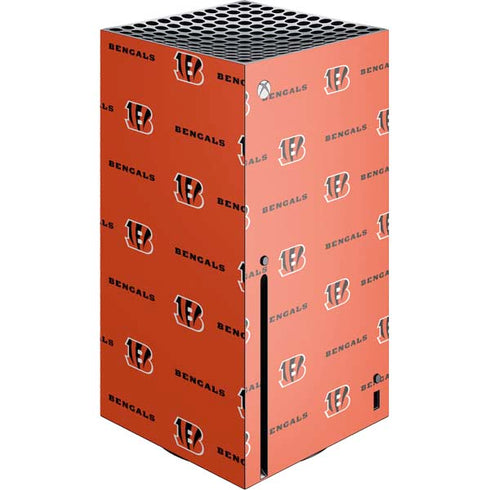 NFL Cincinnati Bengals Blitz Series Xbox Series X Console Skin