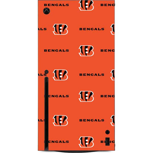 NFL Cincinnati Bengals Blitz Series Xbox Series X Console Skin