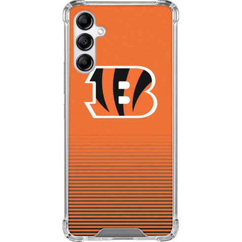NFL Cincinnati Bengals Breakaway Galaxy A14 5G Clear Case