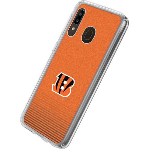NFL Cincinnati Bengals Breakaway Galaxy A20 Clear Case