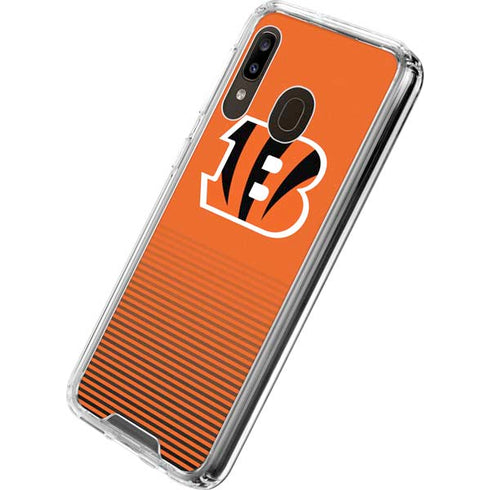 NFL Cincinnati Bengals Breakaway Galaxy A30 Clear Case