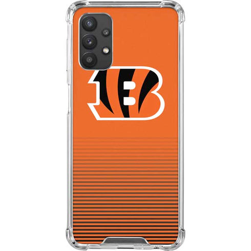 NFL Cincinnati Bengals Breakaway Galaxy A32 5G Clear Case