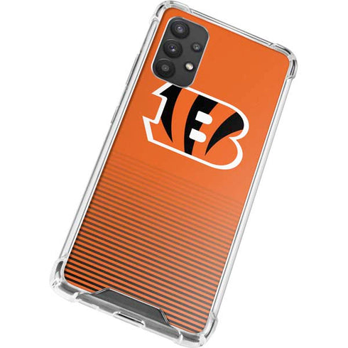 NFL Cincinnati Bengals Breakaway Galaxy A32 5G Clear Case