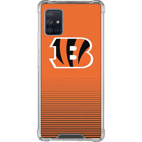 NFL Cincinnati Bengals Breakaway Galaxy A51 5G Clear Case