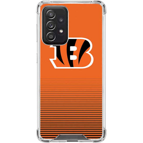NFL Cincinnati Bengals Breakaway Galaxy A52 5G Clear Case