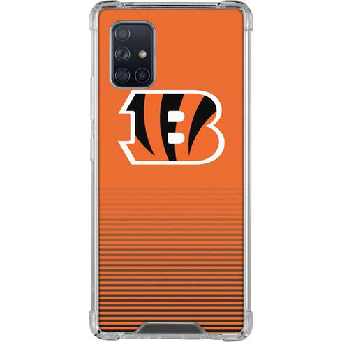 NFL Cincinnati Bengals Breakaway Galaxy A71 5G Clear Case