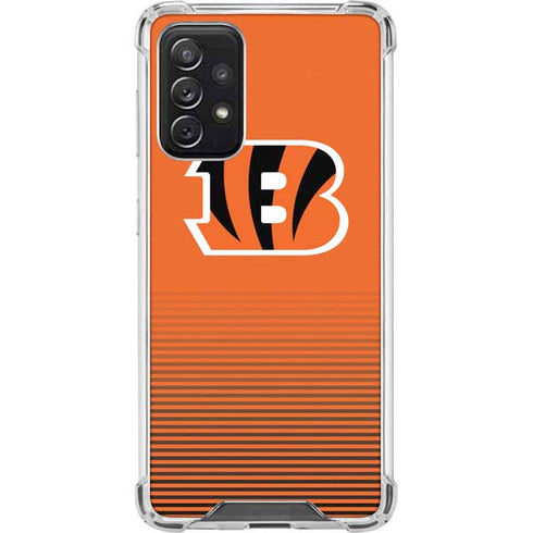 NFL Cincinnati Bengals Breakaway Galaxy A72 5G Clear Case