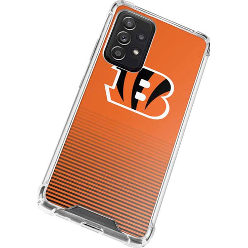 NFL Cincinnati Bengals Breakaway Galaxy A72 5G Clear Case