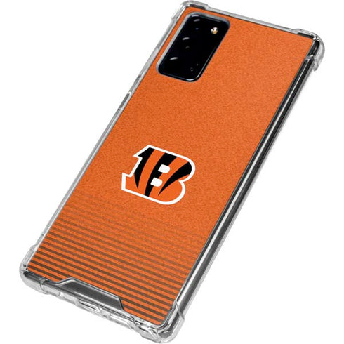 NFL Cincinnati Bengals Breakaway Galaxy Note20 5G Clear Case