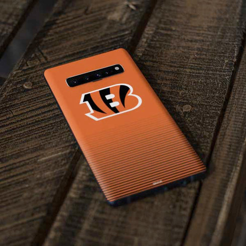 NFL Cincinnati Bengals Breakaway Galaxy S10 Plus Skin