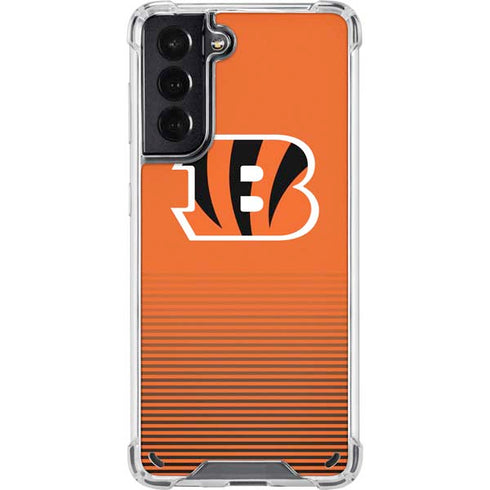 NFL Cincinnati Bengals Breakaway Galaxy S21 5G Clear Case