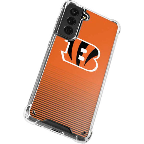 NFL Cincinnati Bengals Breakaway Galaxy S21 5G Clear Case